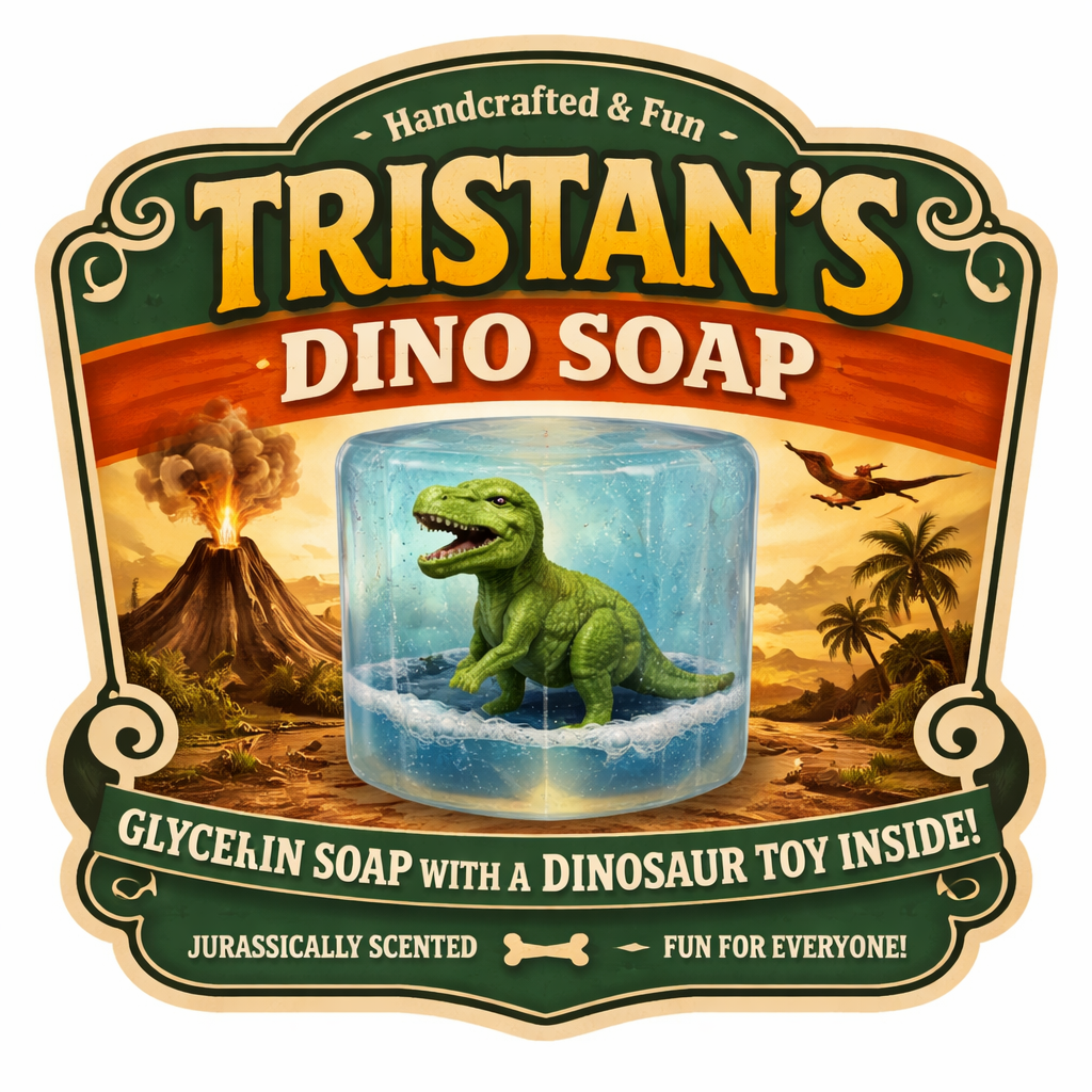 Tristans Surprise Dino Soap